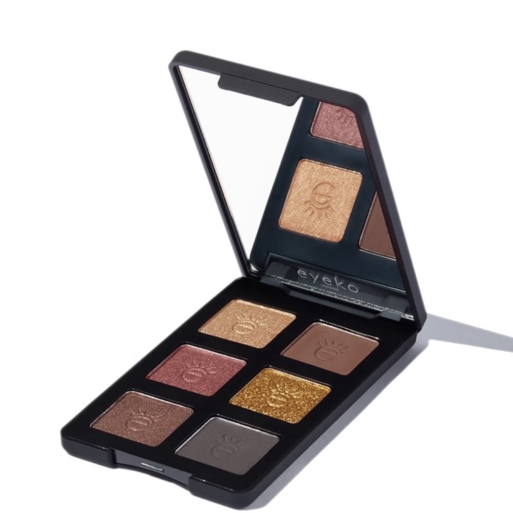 NWT Eyeko Eyeshadow Palette with Gold and Brown Shades
